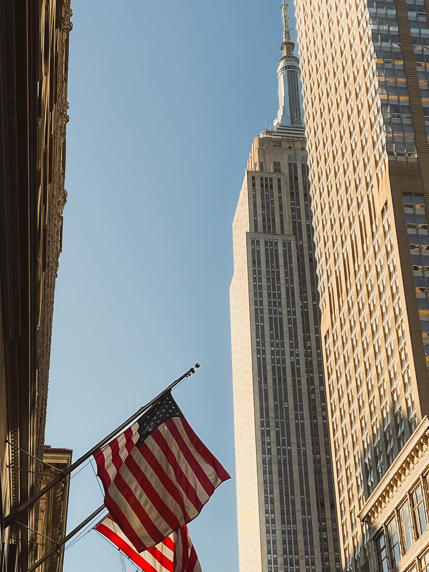 Flag at the Empire — New York City