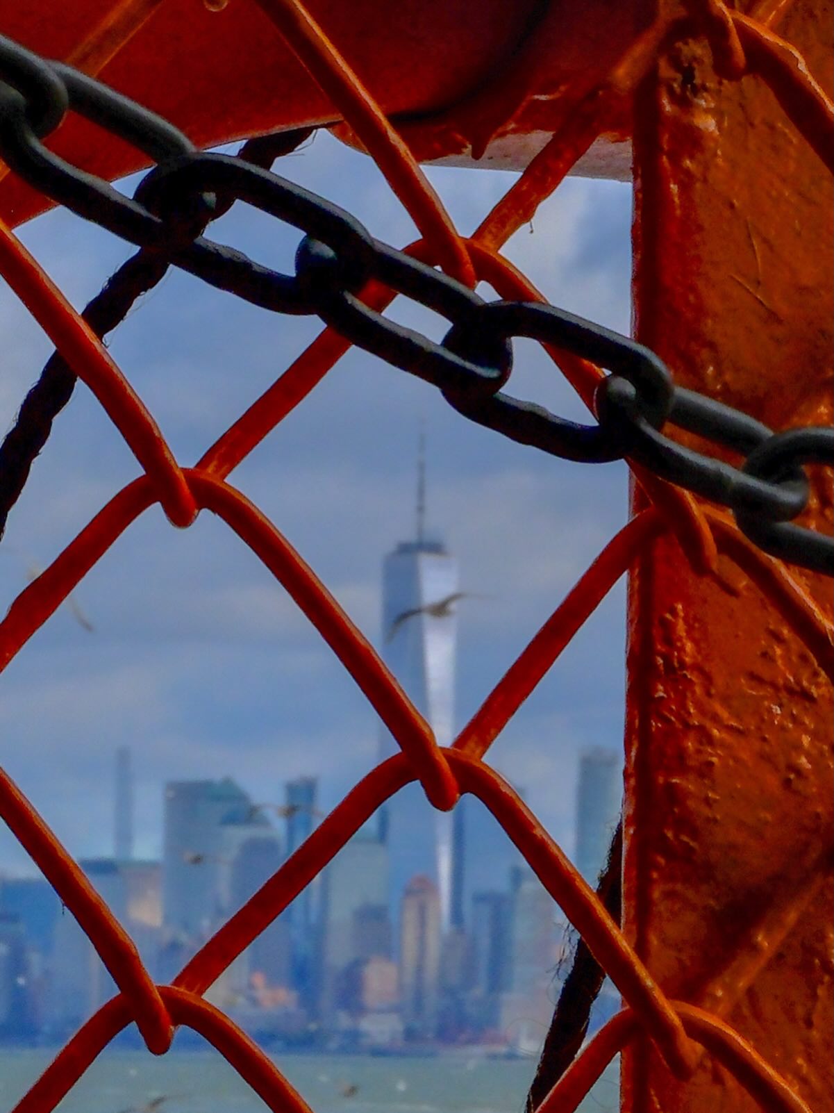WTC Through the Fence — Staten Island Ferry with @wtc