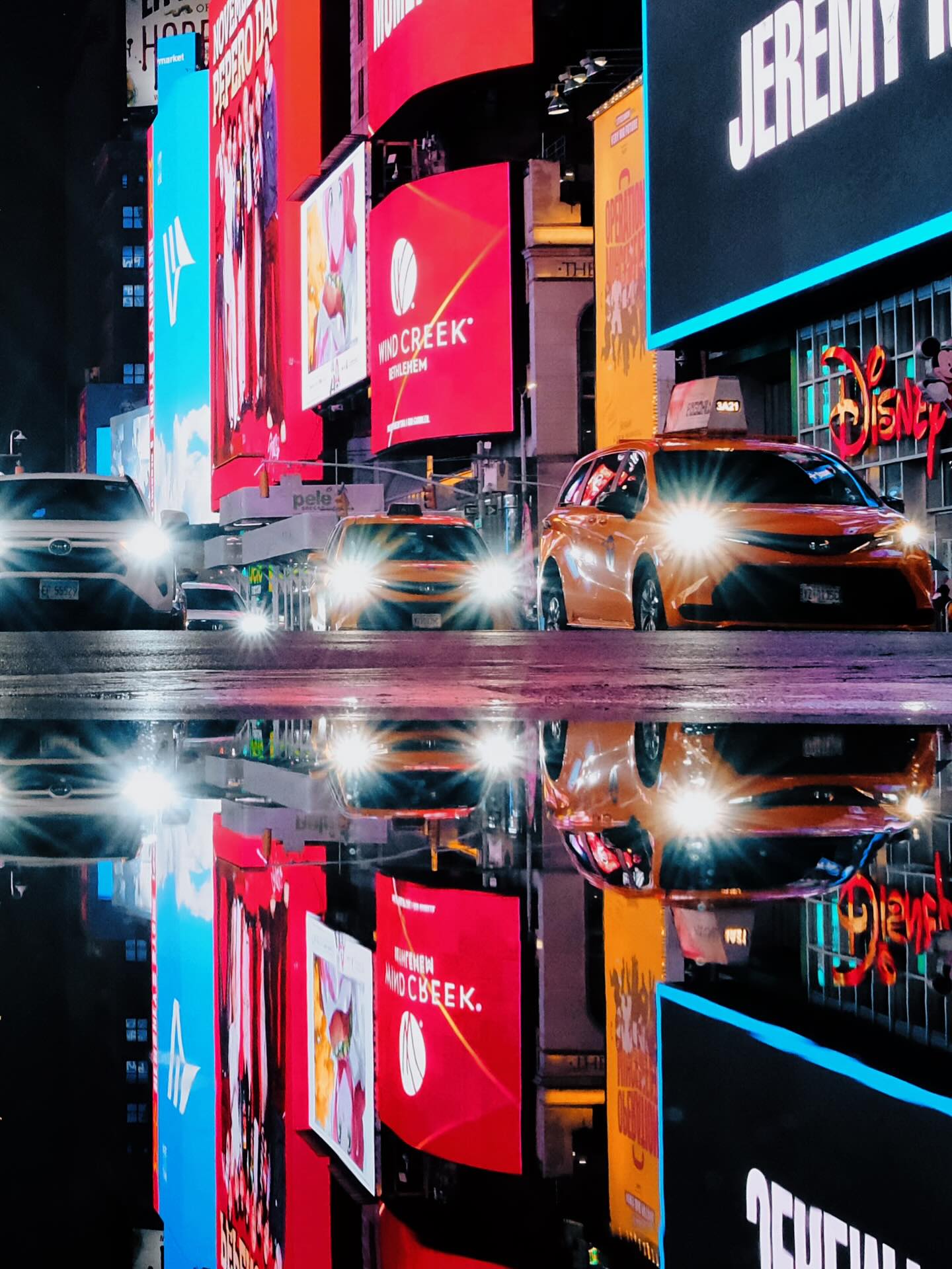 Times Square Reflected — Times Square, New York City