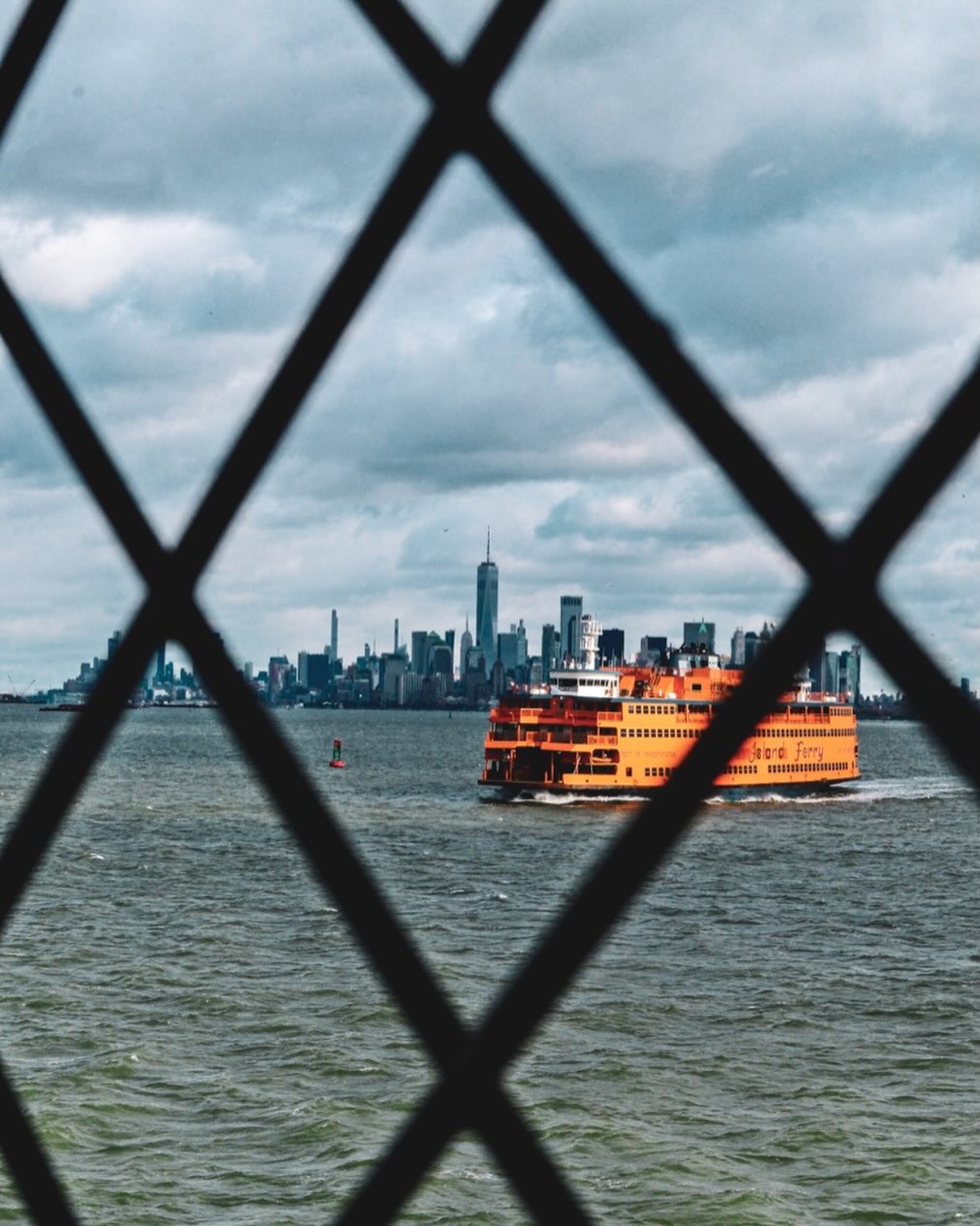 Staten Island Ferry Passing — New York City
